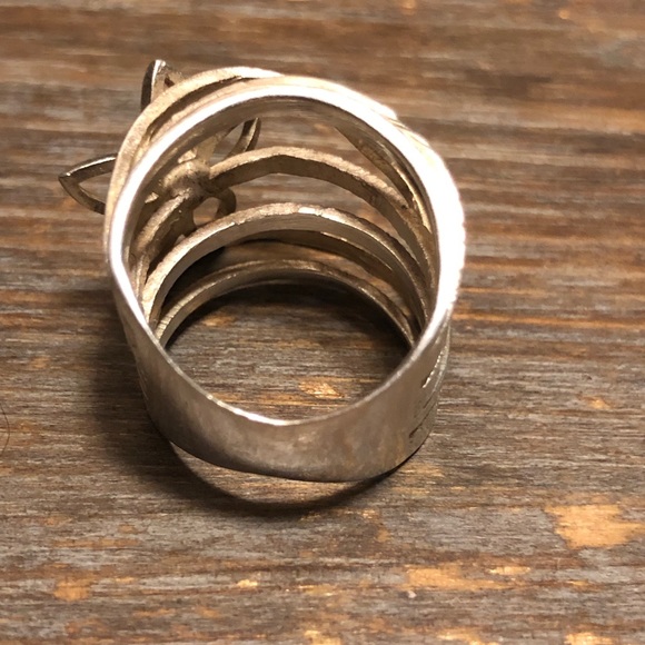 Costume Jewelry Ring Bundle β 7 Mixed Styles | Silver-Tone & Gem Look π - Picture 3 of 6